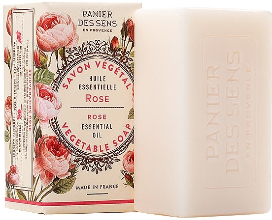 Extra Gentle Rose Vegetable Soap - Panier des Sens Rose Extra-Gentle Vegetable Soap — photo N1