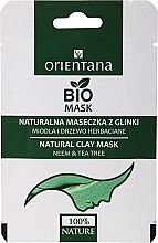 Fragrances, Perfumes, Cosmetics Honey & Tea Tree Caly Mask for Oily Skin - Orientana (paper pack)