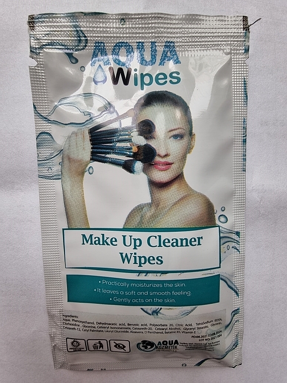 GIFT! Makeup Remover Wipe - Aqua Wipes — photo N2