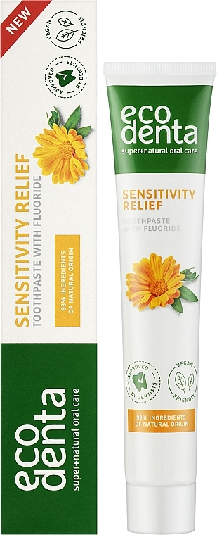 Soothing Calendula, Chamomile & Avocado Toothpaste - Ecodenta Sensitivity Relief Toothpaste — photo N2