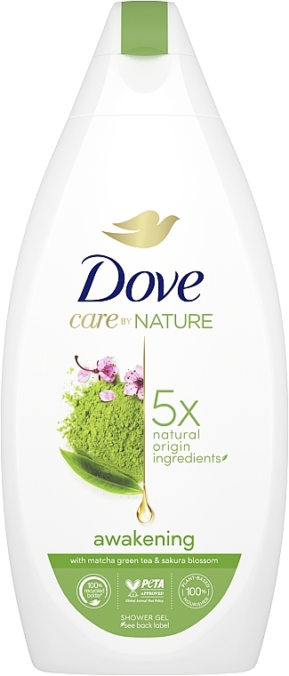 Shower Gel Cream - Dove Care By Nature Awakening Shower Gel — photo N1