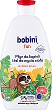 Bath Gel Foam with Citrus Scent - Bobini Fun Bubble Bath & Body High Foam Citrus — photo N1