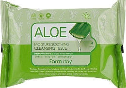 Cleansing Aloe Tissue - FarmStay Aloe Moisture Soothing Cleansing Tissue — photo N1