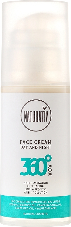 Face Cream - Naturativ 360° AOX Facial Cream For Day & Night — photo N1