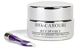 Fragrances, Perfumes, Cosmetics Anti-Wrinkle Regenerating Eye Contour Fluid - Bio et Caroube Reversible Anti-Wrinkle Regenerating Eye Contour