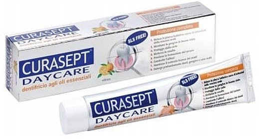 Citrus Toothpaste - Curaprox Curasept Daycare Citrus Toothpaste with Essentials Oils — photo N2