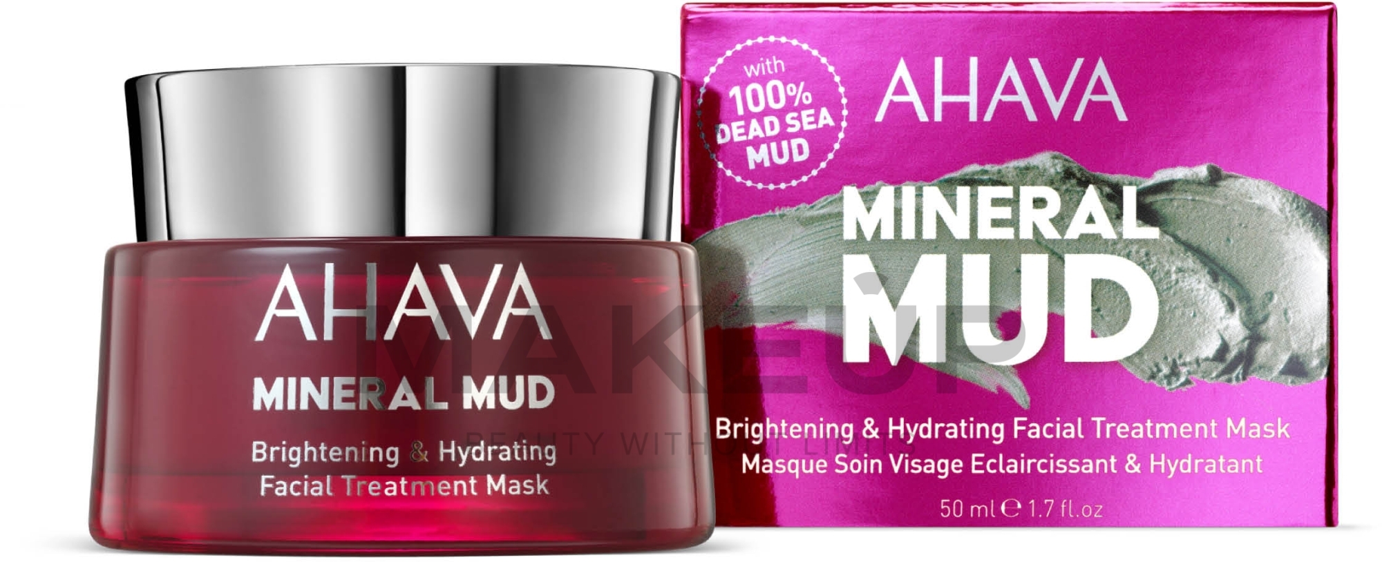 Moisturizing Face Mask - Ahava Mineral Mud Brightening & Hydrating Facial Treatment Mask — photo 50 ml