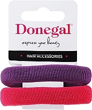 Fragrances, Perfumes, Cosmetics Hair Ties FA-5642, purple + crimson - Donegal