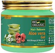 Hair Gel - Indus Valley Bio Organic Hair Reborn Aloe Vera Gel — photo N1