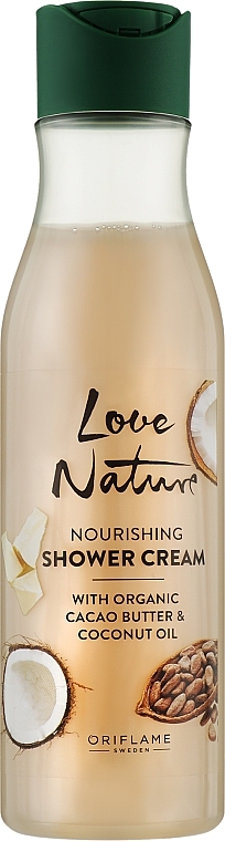 Shower Cream "Cocoa & Coconut Oil" - Oriflame Love Nature Shower Cream — photo N5