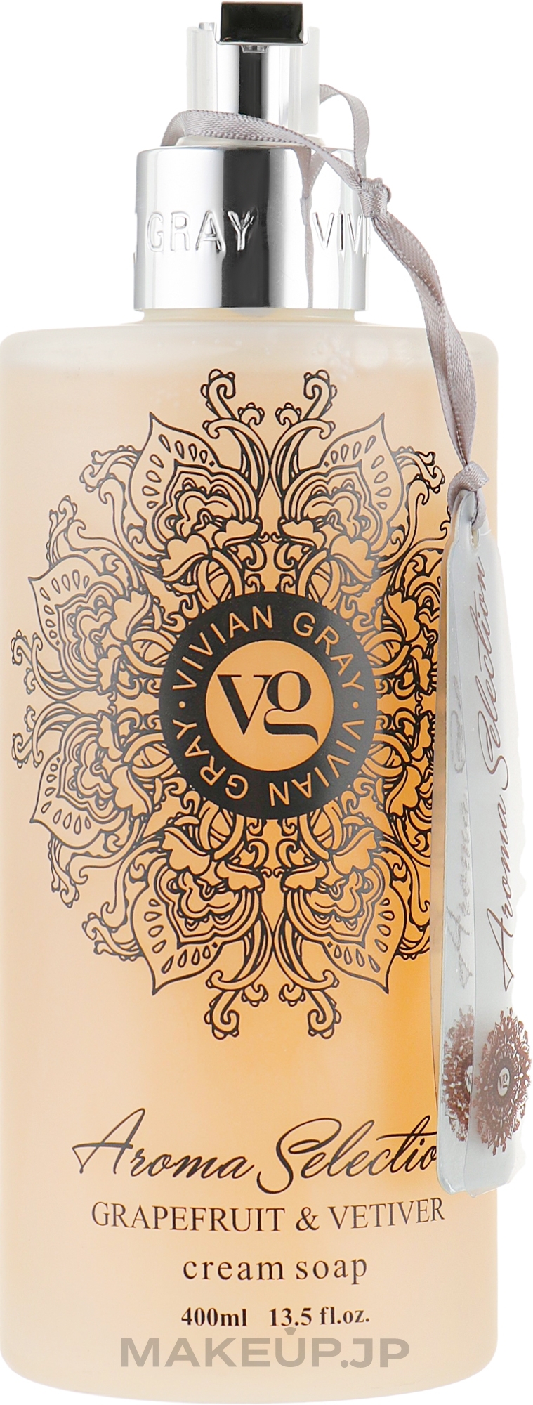 Liquid Soap - Vivian Gray Aroma Selection Creme Soap Grapefruit & Vetiver — photo 400 ml