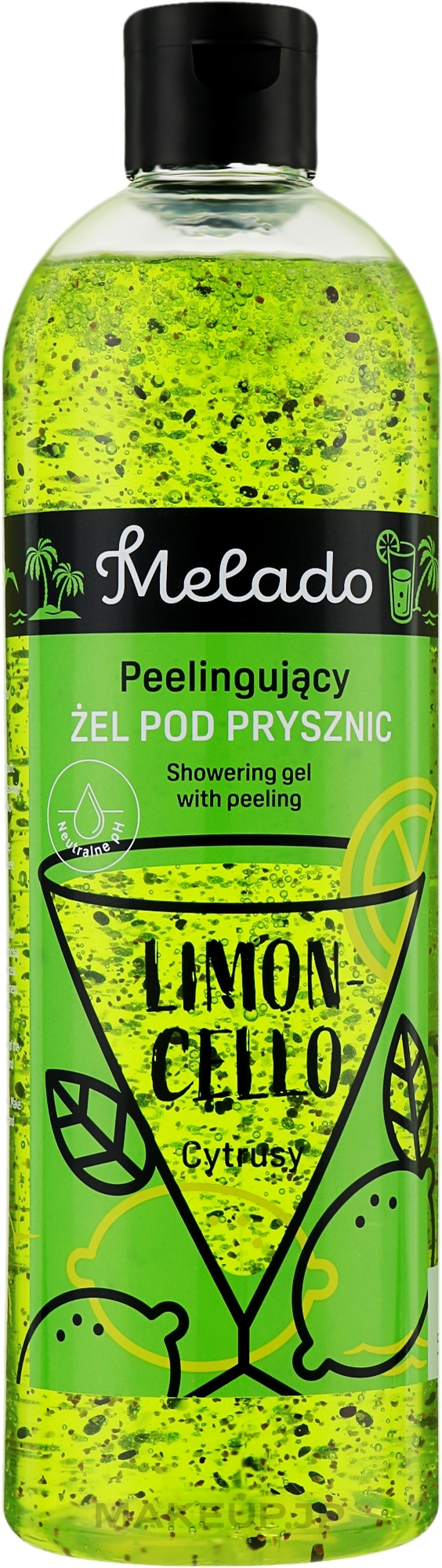 Peeling Shower Gel 'Limoncello' - Natigo Melado Shower Gel Limoncello — photo 500 ml