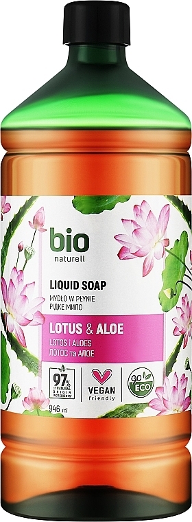 Lotus & Aloe Liquid Soap - Bio Naturell Lotus & Aloe Liquid Soap  — photo N2