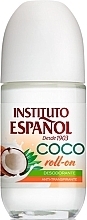 Fragrances, Perfumes, Cosmetics Roll-On Deodorant Antiperspirant "Coconut" - Instituto Espanol Coco Deodorant Roll-On