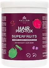 Hair Cream Mask - Kallos Hair Pro-tox Superfruits Hair Mask — photo N1
