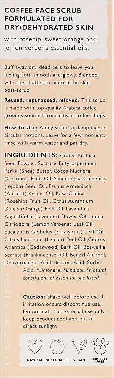UpCircle - Face Scrub Coffee & Citrus Oils — photo N3