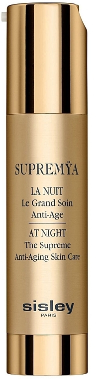 Complex Anti-Aging Night Cream-Serum - Sisley Supremya At Night The Supreme Anti-Aging Skin Care — photo N2