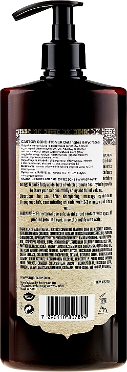 Hair Growth Conditioner - Arganicare Castor Oil Conditioner — photo N4