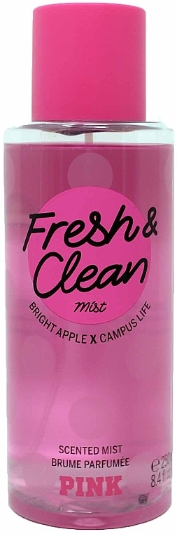 Scented Body Spray - Victoria's Secret Pink Fresh and Clean Body Mist — photo N1