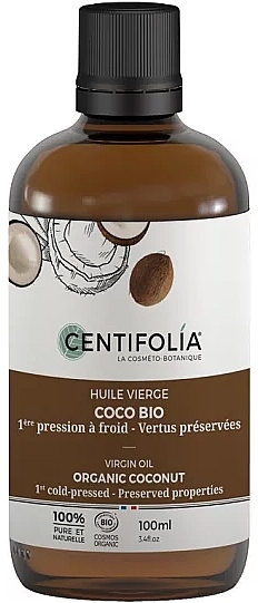 Organic Extra Virgin Coconut Oil - Centifolia Organic Virgin Oil — photo N1