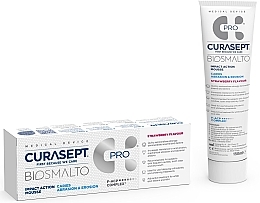 Teeth Mousse - Curaprox Curasept Biosmalto Impact Action Mousse Caries, Abrasion & Erosion Strawberry — photo N2