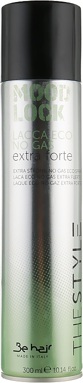 Extra Strong Hold Gas-Free Hair Spray - Be Hair The Style Mood Lock No Gas Lacquer Extra Strong — photo N2