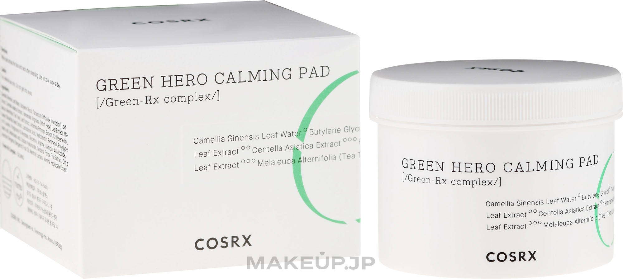 Soothing Face Pads - Cosrx One Step Green Hero Calming Pad — photo 70 ЊВ.