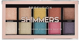 Fragrances, Perfumes, Cosmetics Eyeshadow Palette - Profusion Cosmetics Shimmers Mini 10 Shade Eyeshadow Palette