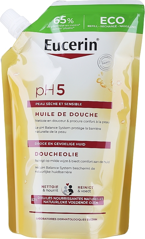 Shower Oil - Eucerin pH5 Shower Oil (doypack) — photo N1