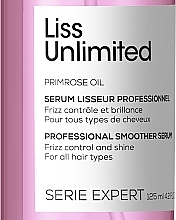 Smoothing Heat Protective for Unruly Hair - L'Oreal Professionnel Liss Unlimited Blow-Dry Oil — photo N3