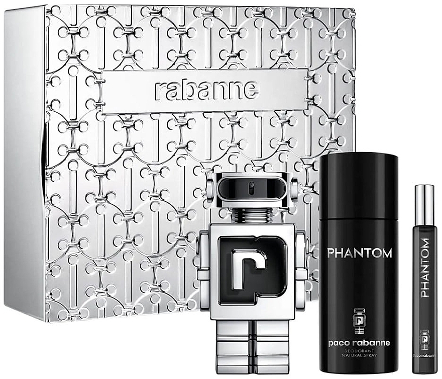 Paco Rabanne Phantom - Set (edt/100 ml + edt/10 ml + deo/150 ml) — photo N1