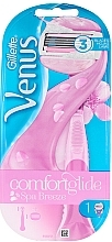 Shaving Razor with 1 Replaceable Cassette - Gillette Venus Comfort Glide Spa Breeze — photo N4