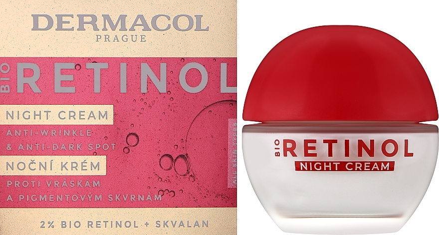Retinol Night Face Cream - Dermacol Bio Retinol Night Cream — photo N2