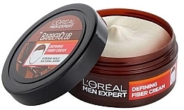 Fixing Hair Cream - L'Oreal Paris Men Expert Barber Club Defining Fiber Cream — photo N1