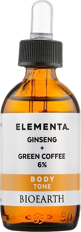 Ginseng & Green Coffee 6% Body Serum - Bioearth Element Ginseng Green Coffee 6% — photo N1