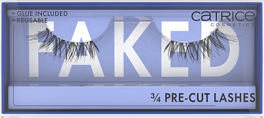 False Eyelashes - Catrice Faked 3/4 Pre-Cut Lashes — photo N1