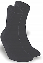 Health Socks with Three-Layer Terry Knit & Silver, gray - DeoMed Cotton Silver — photo N2