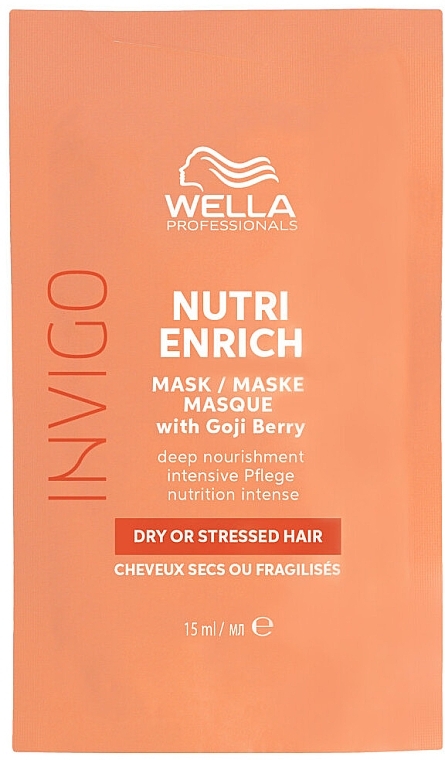 Dry Hair Mask - Wella Professionals Enrich Deep Nourishing Mask (sachet) — photo N1