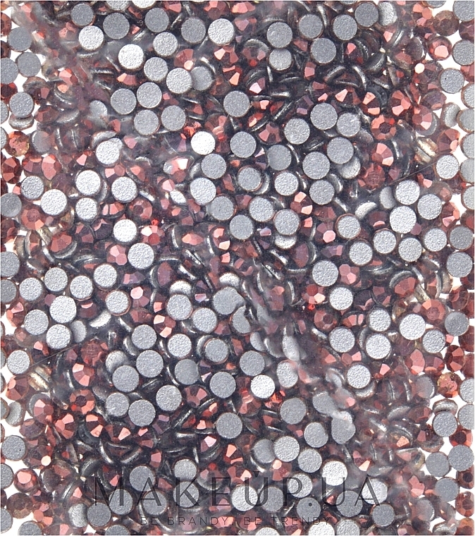 Decorative Nail Crystals 'Rose Gold', size SS 03, 1000pcs - Kodi Professional — photo N1