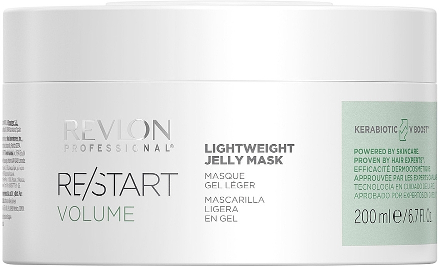 Volume Hair Mask - Revlon Professional Restart Volume Lightweight Jelly Mask — photo N1
