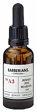 Fragrances, Perfumes, Cosmetics Beard Oil - Barberians. Copenhagen №A3 Burned Pine Beard Oil