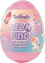 Fragrances, Perfumes, Cosmetics Bubbling Bath Egg with Surprise, pink - Martinelia Egg Bath Bomb