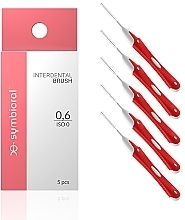 Fragrances, Perfumes, Cosmetics Interdental Brushes, 0.6 mm - Symbioral Interdental Brush ISO 0