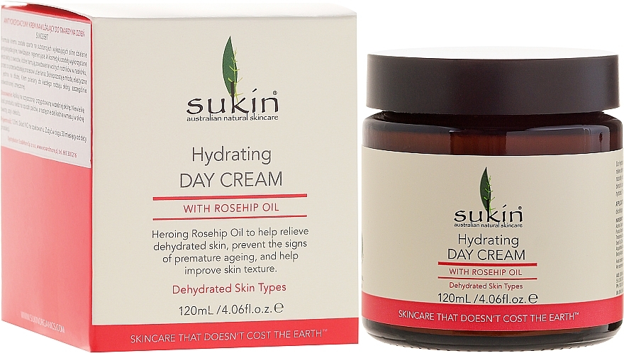 Moisturizing Day Face Cream with Rosehip Oil - Sukin Rose Hip Hydrating Day Cream — photo N4