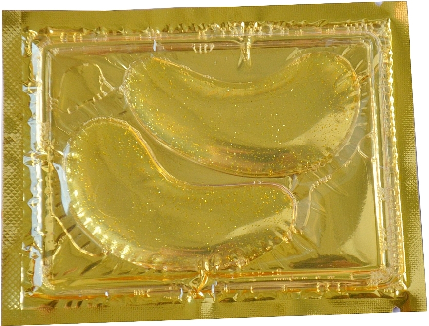 Illuminating Eye Pads - Eveline Cosmetics 24K Gold Illuminating Compress Hydrogel Eye Pads — photo N2