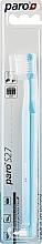 Fragrances, Perfumes, Cosmetics Kids Toothbrush, single tuft, soft, light-blue - Paro Swiss S27