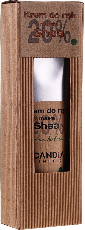 Hand Cream "Green Tea" - Scandia Cosmetics 20% Shea Green Tea Hand Cream — photo N1
