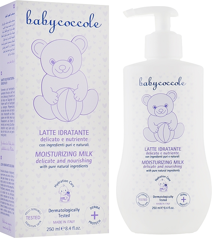 Baby Gentle Moisturizing Milk - Babycoccole Mousturising Milk — photo N2