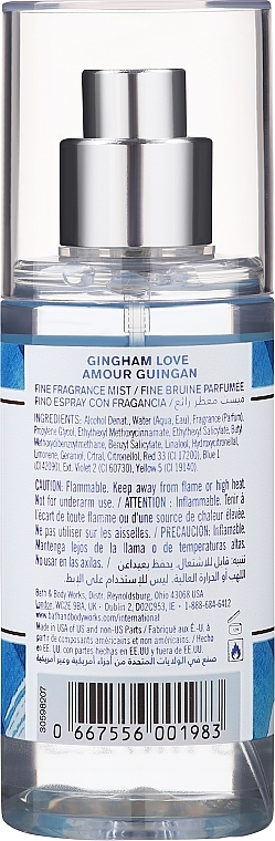 Bath and Body Works Gingham Fragrance Mist - Body Mist — photo N2