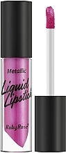 Fragrances, Perfumes, Cosmetics Metallic Liquid Lipstick - Ruby Rose Metallic Liquid Lipstick 